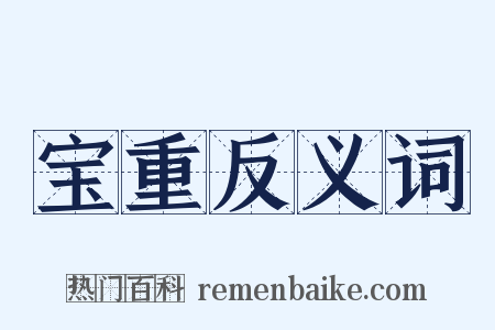 宝重反义词是什么意思的图片